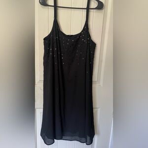 Torrid size 1 (14-16) sequined black dress